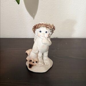 Vintage Dreamsicle with teddy bear